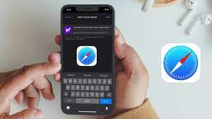 Add Safari to Iphone Home Screen